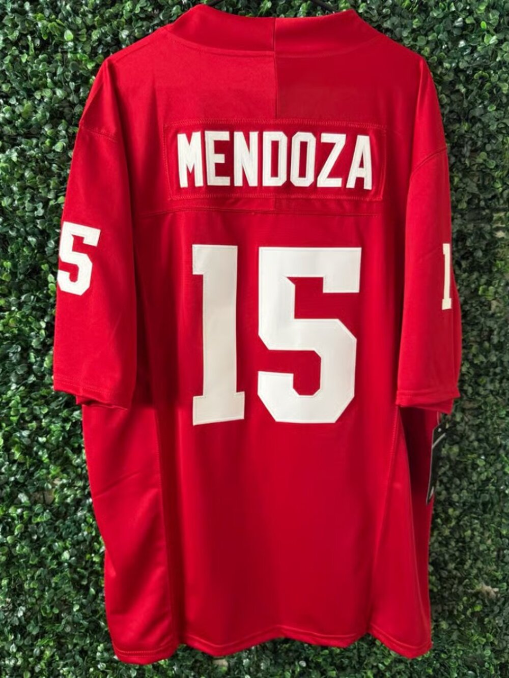 Fernando Mendoza Crimson Jersey Stitched Red Vapor